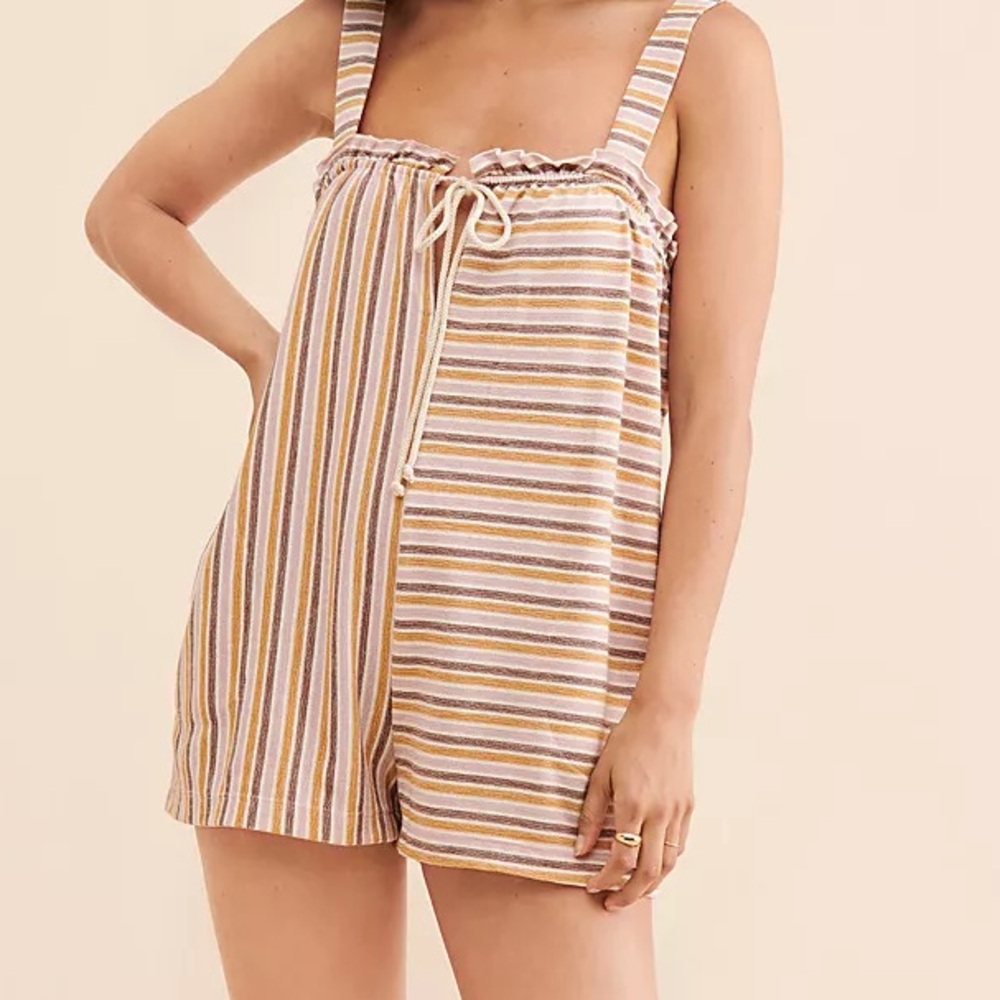 COPY - Free people Marianna Striped Romper size XS - Picture 7 of 8